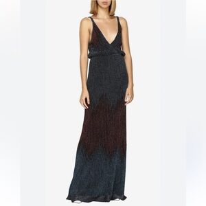 M Missoni glitter lurex gown